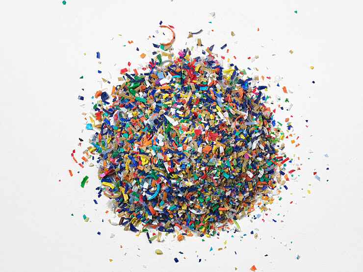 Ocean bound plastic pelletized