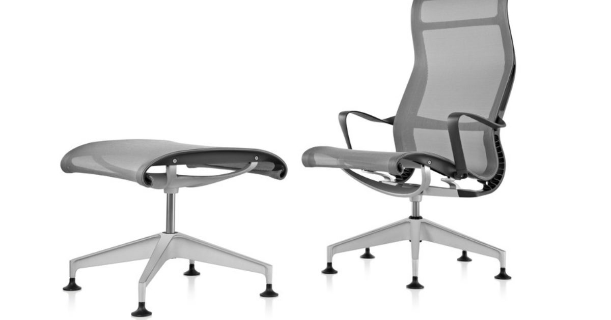 Setu Lounge Chair and Ottoman | POSH
